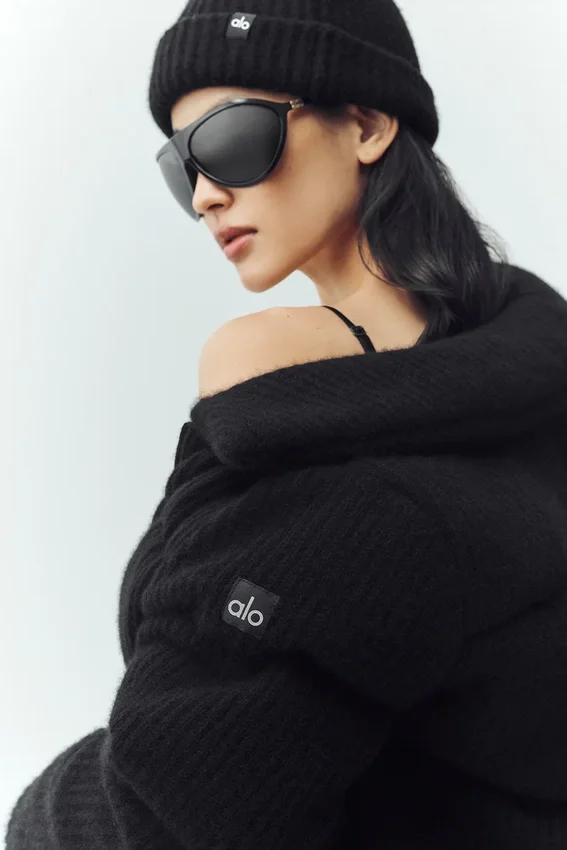 Swetr puchowy Cashmere Northstar – czarny