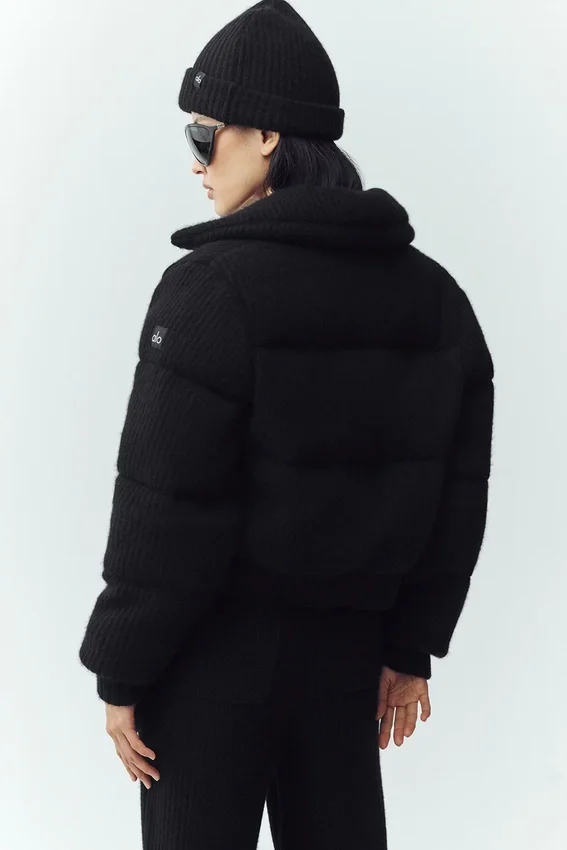 Swetr puchowy Cashmere Northstar – czarny
