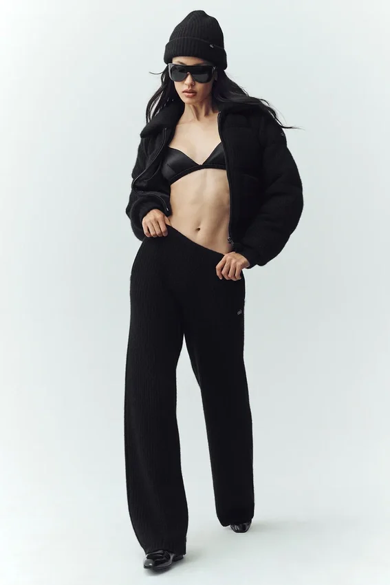 Swetr puchowy Cashmere Northstar – czarny