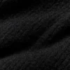 Swetr „Snuggle Up” i High-Waist spodnie z szerokimi nogawkami – Czarne