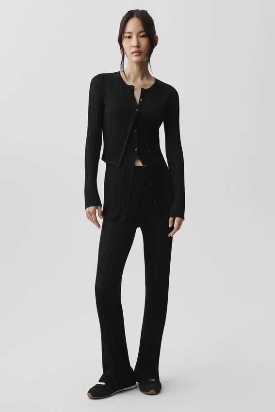 Swetr „Sunlit Cardigan” – czarny