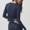 Swetr Sunlit Cardigan – granatowy