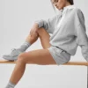 Swetr z długim rękawem Take It Easy Henley – kolor Athletic Heather Grey/White