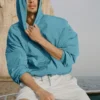 Swetr z kapturem Axis – Blue Breeze