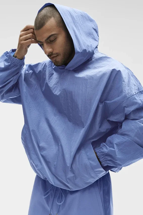 Swetr z kapturem Axis – Provence Blue