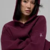 Swetr z kapturem Scholar – bordowy
