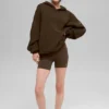 Swetr z kapturem Scholar – kolor espresso