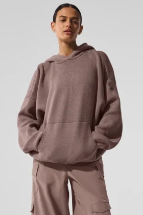Swetr z kapturem Scholar – Mushroom Heather