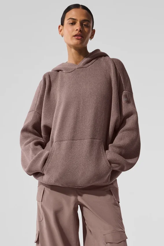 Swetr z kapturem Scholar – Mushroom Heather