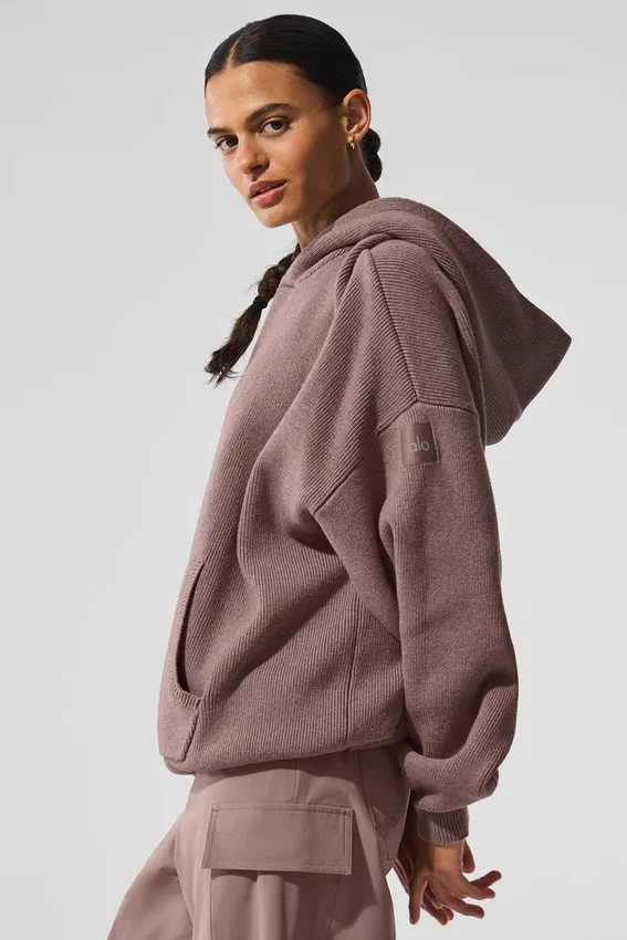 Swetr z kapturem Scholar – Mushroom Heather
