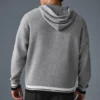 Swetr z kapturem Sports Club – kolor Athletic Heather Grey