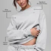 Swetr z okrągłym dekoltem Accolade – Athletic Heather Grey