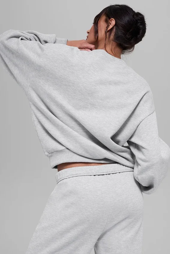 Swetr z okrągłym dekoltem Accolade – Athletic Heather Grey