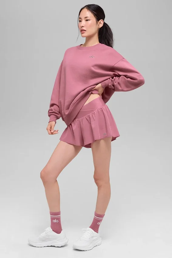 Swetr z okrągłym dekoltem Accolade – kolor Pink Wild Rose
