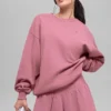 Swetr z okrągłym dekoltem Accolade – kolor Pink Wild Rose