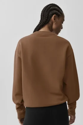Swetr z okrągłym dekoltem Accolade – Sun Kissed Brown