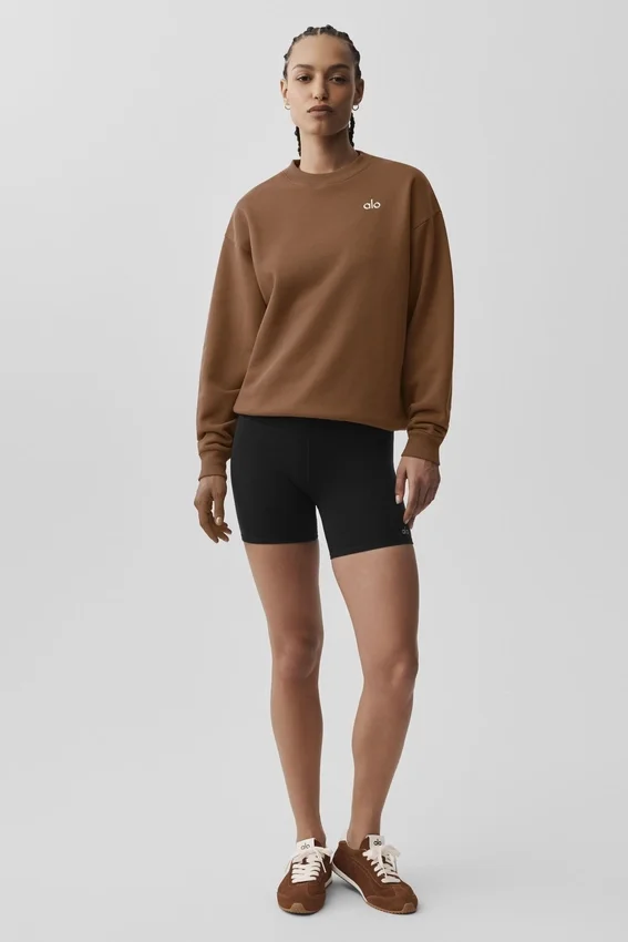 Swetr z okrągłym dekoltem Accolade – Sun Kissed Brown