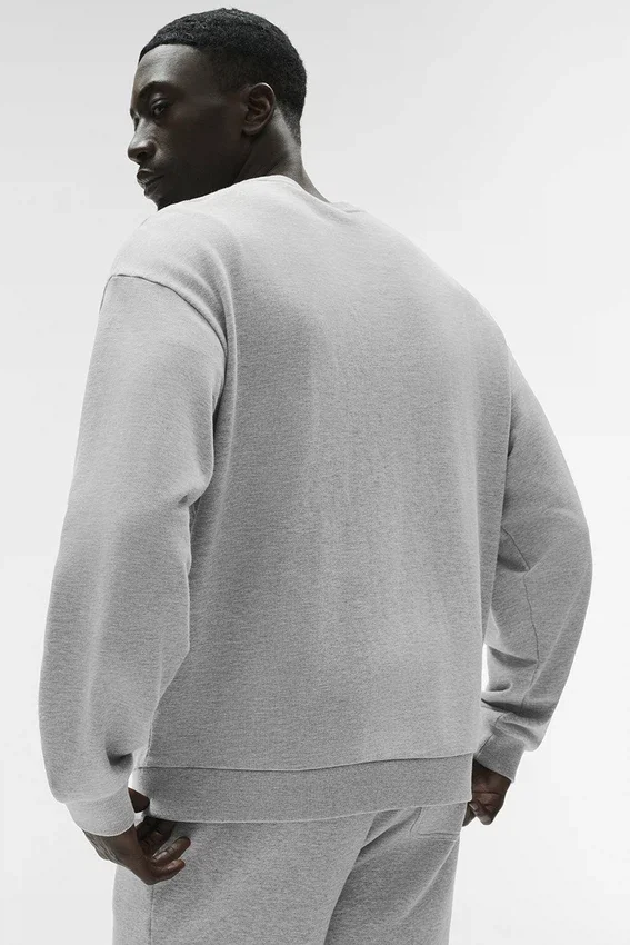 Swetr z okrągłym dekoltem Chill – Athletic Heather Grey