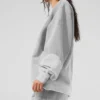 Swetr z okrągłym dekoltem Make Waves – Athletic Heather Grey Tonal