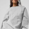 Swetr z okrągłym dekoltem Make Waves – Athletic Heather Grey Tonal