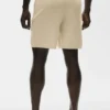 Szorty 7" z bawełny i kaszmiru Ever Soft – Sandy Beige