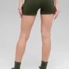 Szorty Alo Softsculpt High-Waist, 3" – zielono-oliwkowe