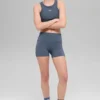 Szorty Alo Softsculpt High-Waist Precision, 3" – kolor Bluestone