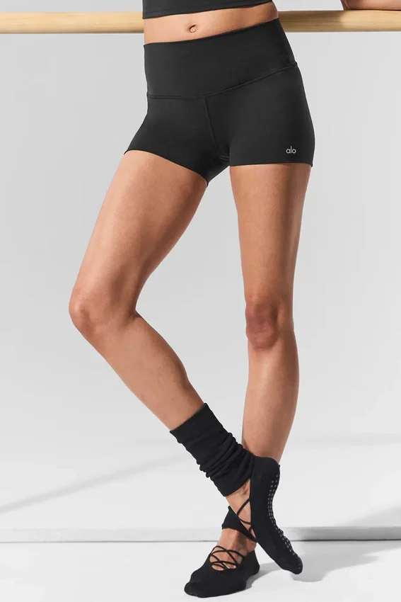 Szorty Alo Softsculpt Precision High-Waist, 3" – czarne