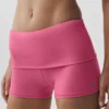 Szorty Alo Softsculpt z podwiniętym paskiem, niski stan, 3" – kolor Paradise Pink