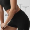 Szorty Alosoft Affection o długości 3" – czarne