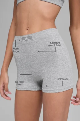 Szorty Alosoft Sincere Micro – szary melanżowy