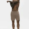 Szorty bawełniano-kaszmirowe Ever Soft o długości 7” – kolor Gravel