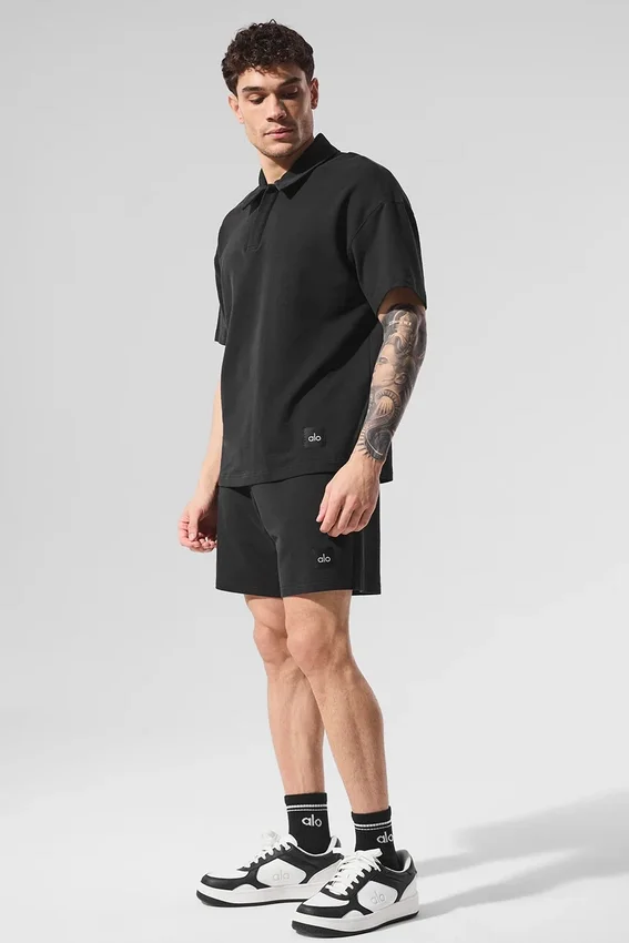 Szorty do biegania „Double Take” 7" – Black