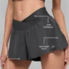 Szorty do biegania V-Cute – antracyt