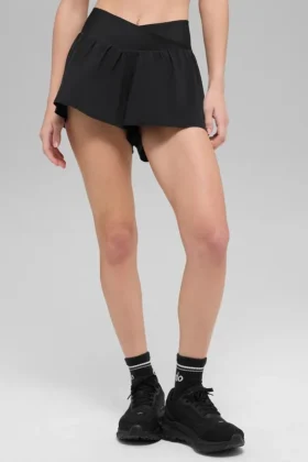 Szorty do biegania V-Cute – czarne