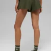 Szorty do biegania Victory – Green Olive
