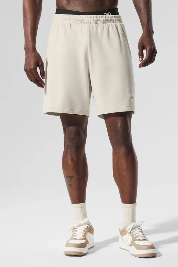 Szorty „Double Take” 7” – kolor kości