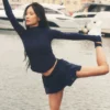 Szorty Go Time o średnim stanie – granatowe
