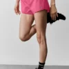 Szorty Go Time o średnim stanie – kolor Paradise Pink