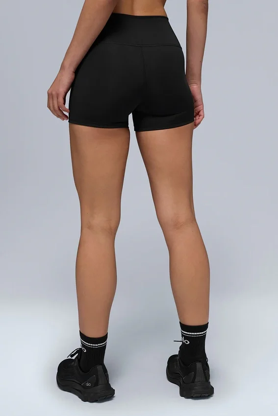 Szorty High-Waist Airlift 3" – czarne