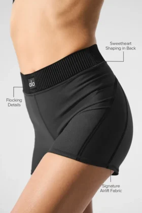 Szorty High-Waist Airlift – czarne