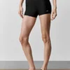 Szorty High-Waist Airlift Sleek o długości 3" – czarne