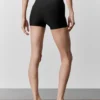 Szorty High-Waist Airlift Sleek o długości 3" – czarne