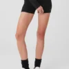 Szorty High-Waist Alolux „Me Time” – czarne
