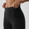 Szorty rowerowe High-Waist Airbrush 5" – czarne