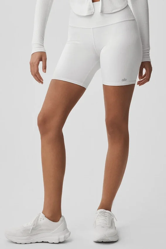 Szorty rowerowe High-Waist | Damskie szorty do jogi