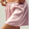 Szorty Silk Luminous – różowy szampan