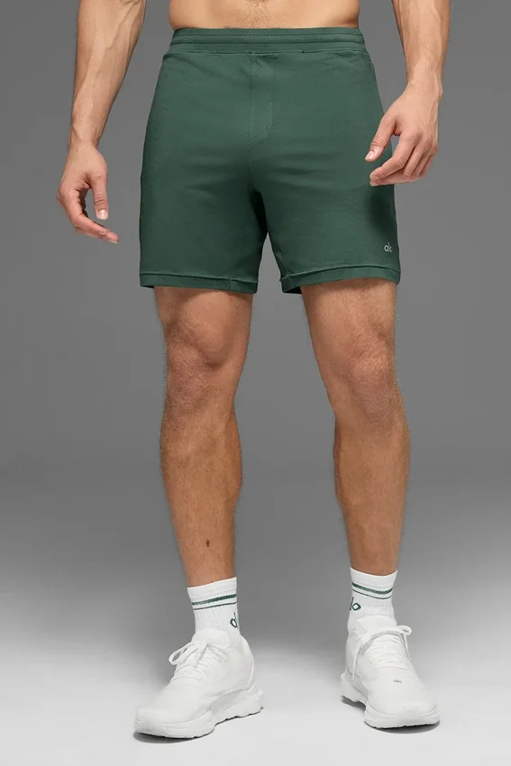 Szorty sportowe Conquer React 7" – kolor Clover Green