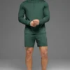 Szorty sportowe Conquer React 7" – kolor Clover Green
