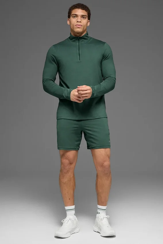 Szorty sportowe Conquer React 7" – kolor Clover Green